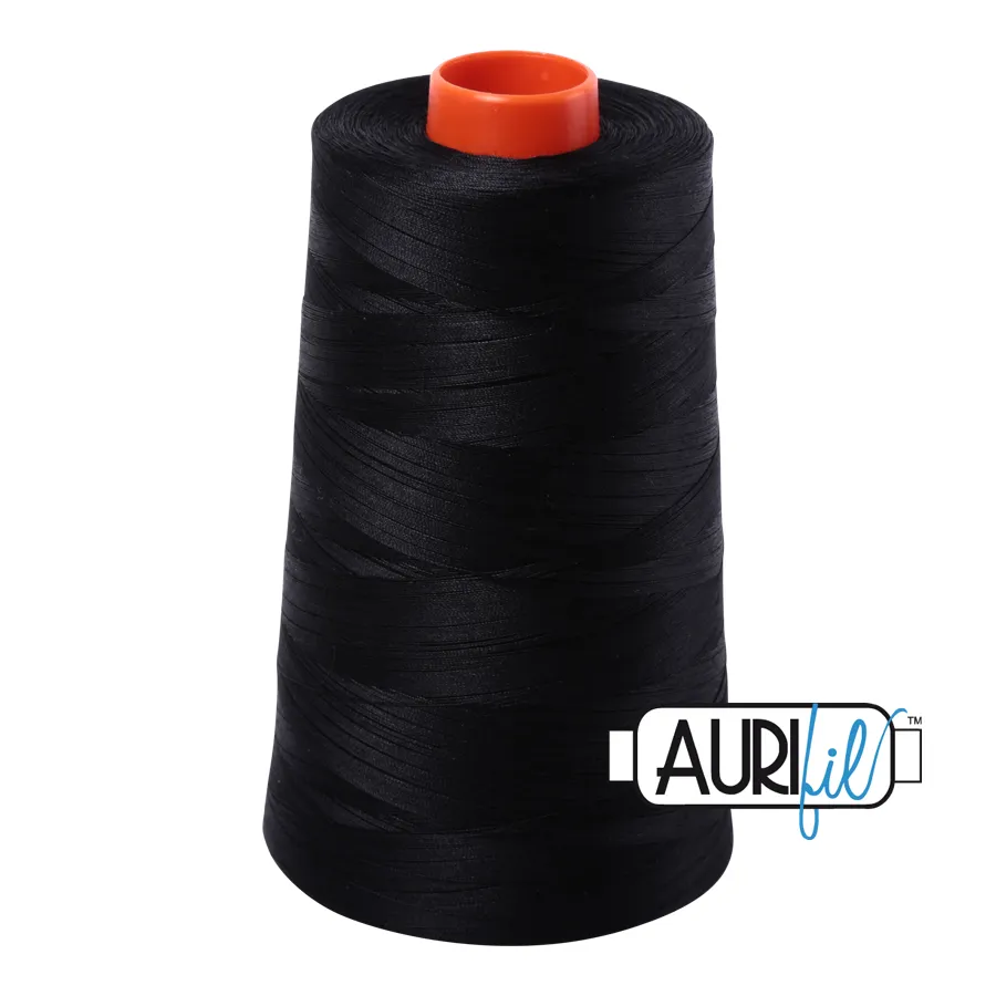 02692 Black  - Aurifil 50wt Thread