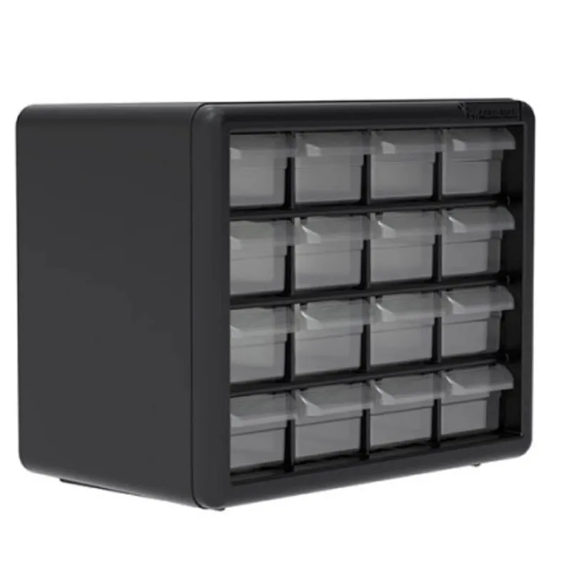 10116 - STORAGE CABINET 16 DRAWERS PLAST 10.56X8.5X6.37INCH