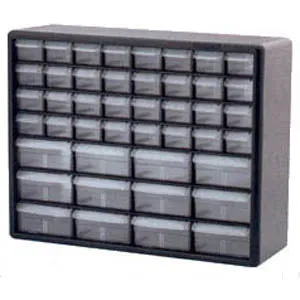 10144 - STORAGE CABINET 44 DRAWERS PLAST 20X15.81X6.37INCH