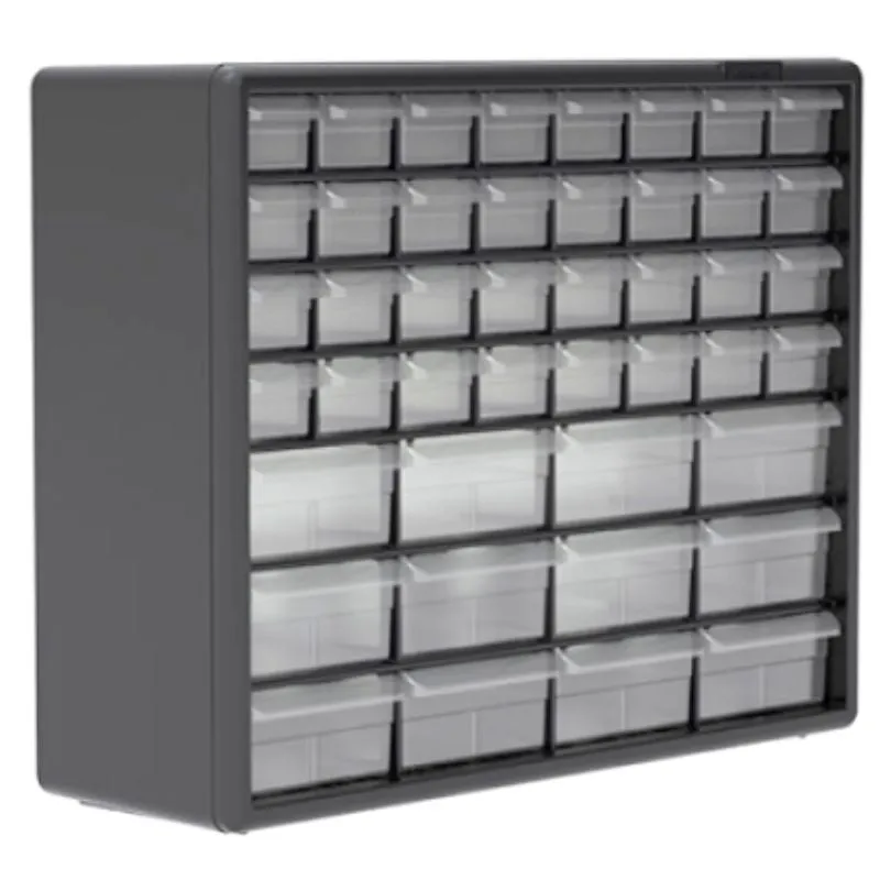 10144 - STORAGE CABINET 44 DRAWERS PLAST 20X15.81X6.37INCH