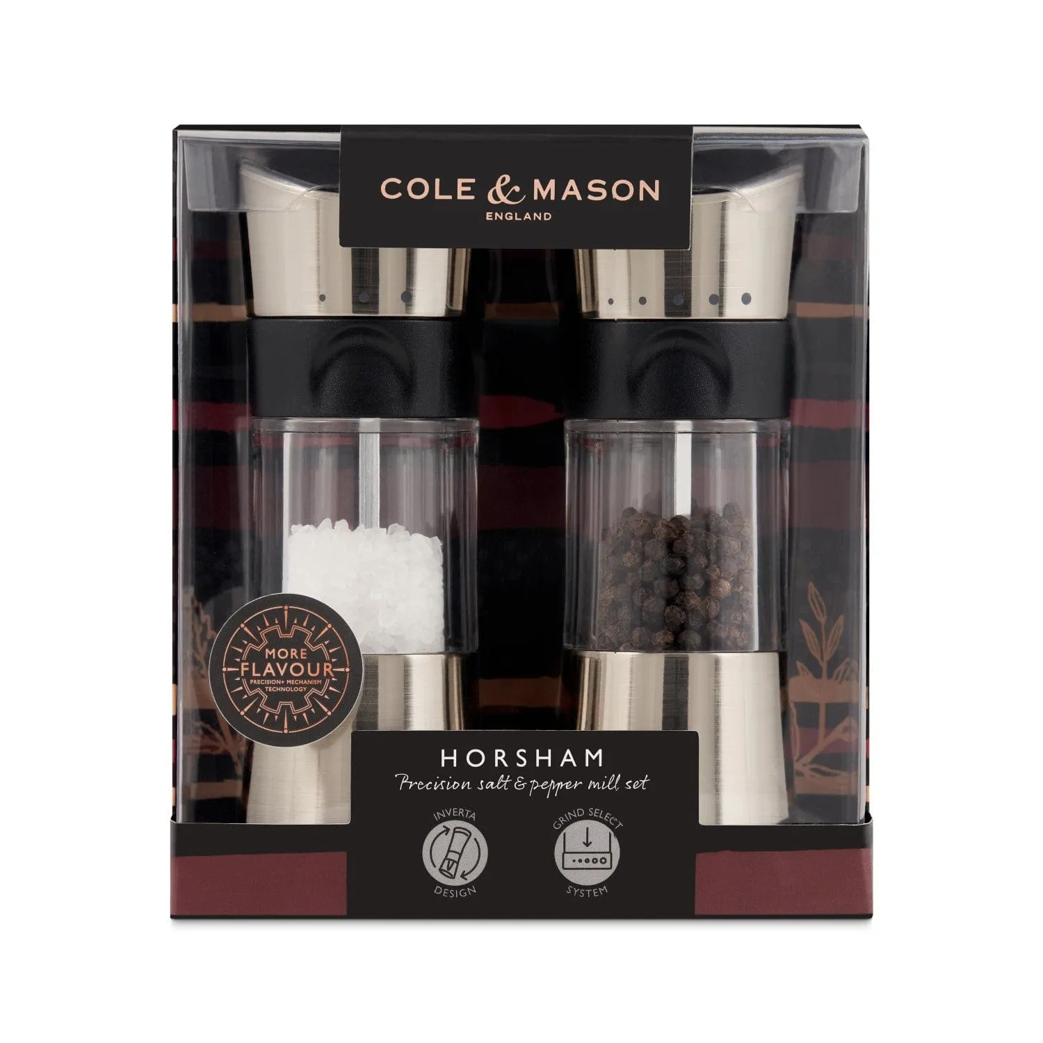 50% off Cole & Mason Horsham Inverted Salt & Pepper Mill Gift Set