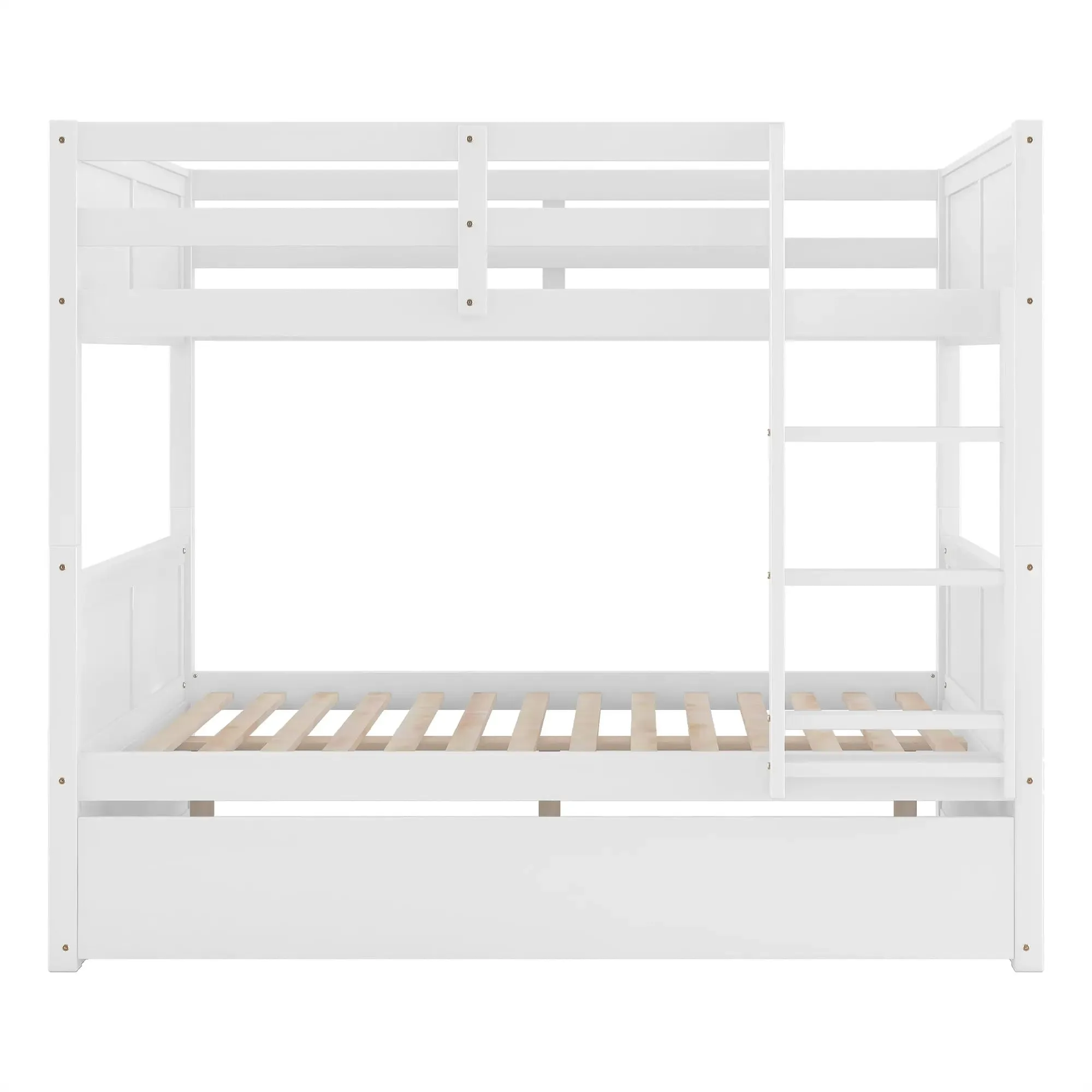 Bellemave® Full Size Bunk Bed with Trundle Bed