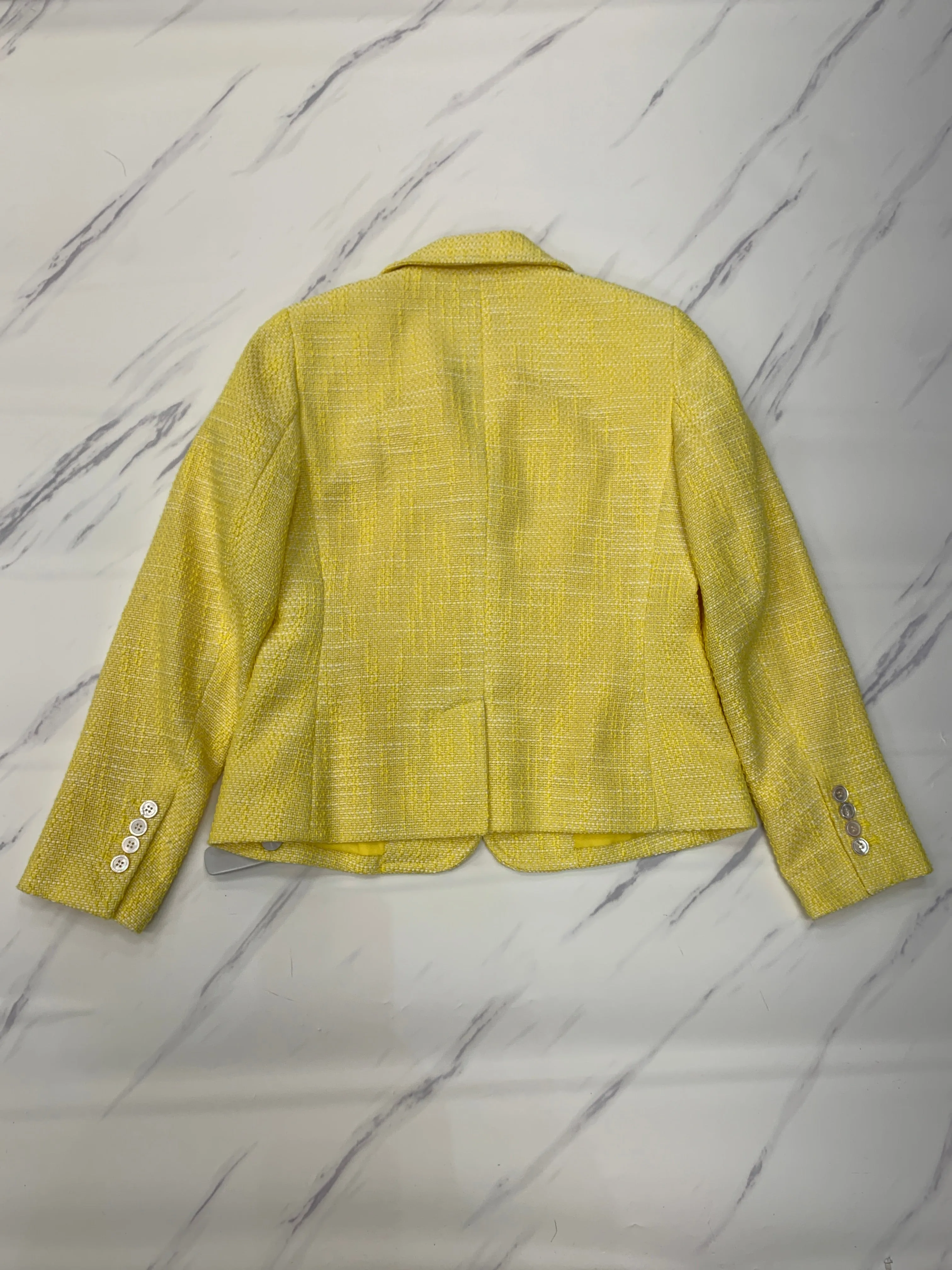 Blazer By Talbots In Yellow, Size: 6petite