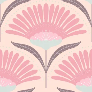 Bohemian Blossom Wallpaper - Pink