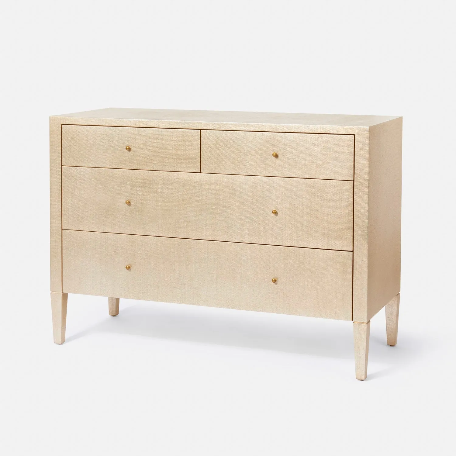 Conrad 48" Dresser Champagne Faux Raffia