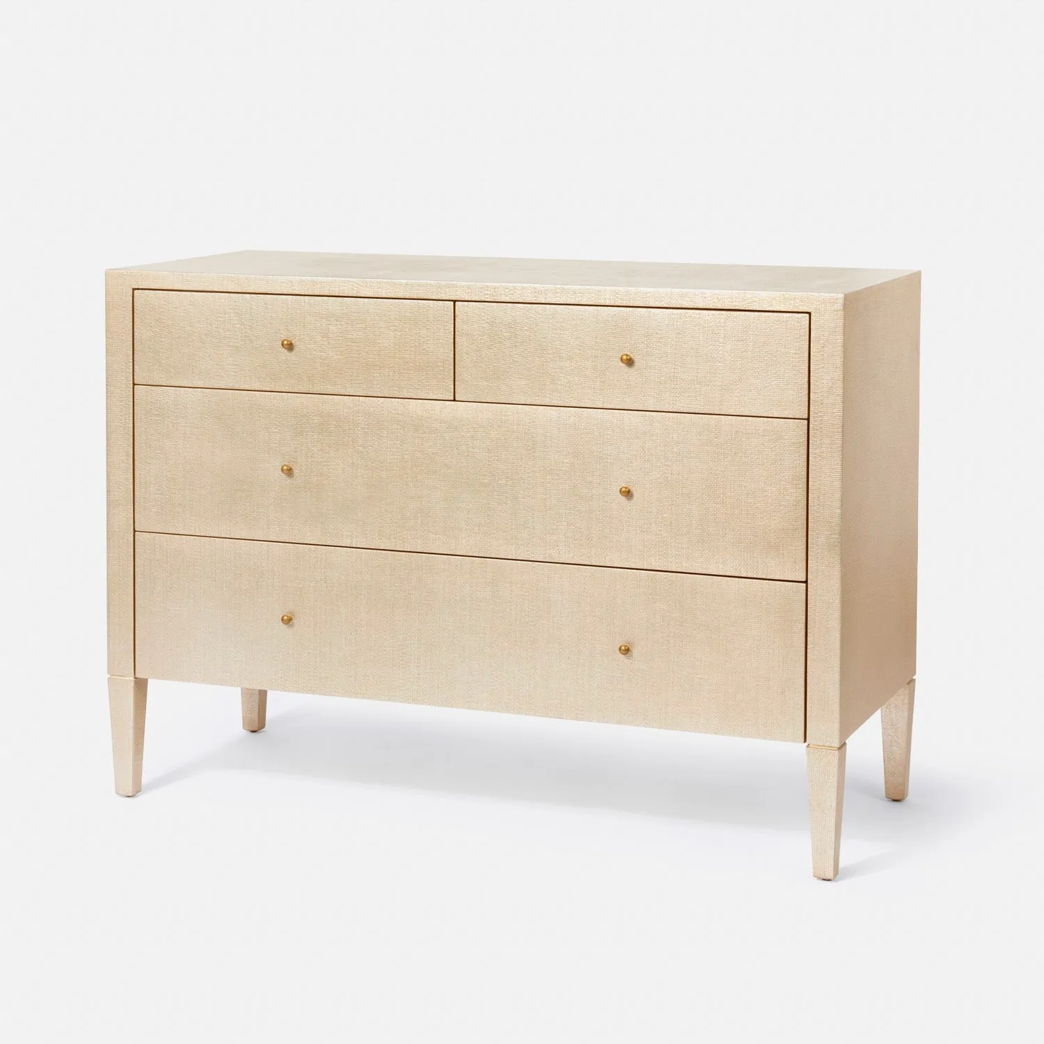 Conrad 60" Dresser Champagne Faux Raffia