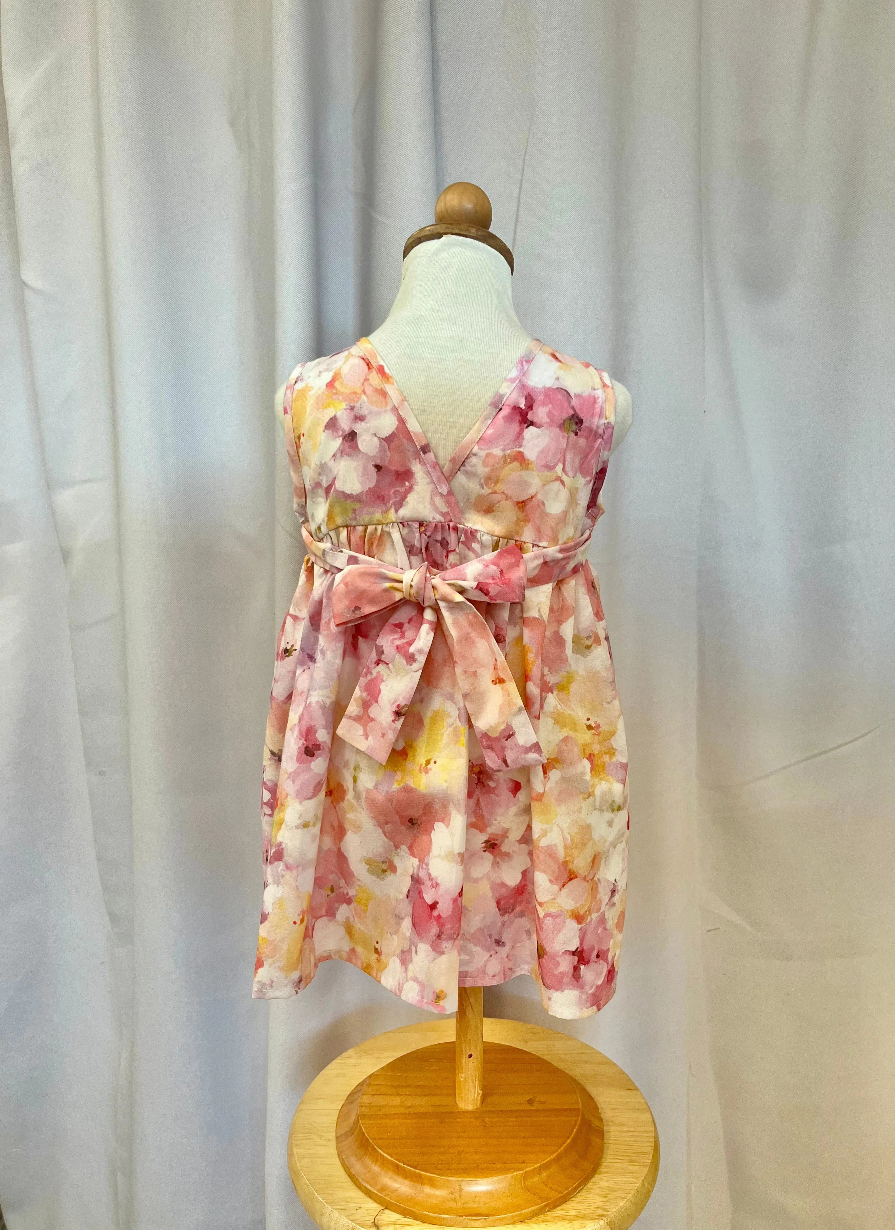 Enchanted Toddler Dress - Monet Floral, Pink *sale