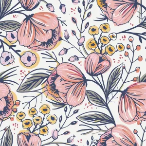 Floral Blooms Wallpaper