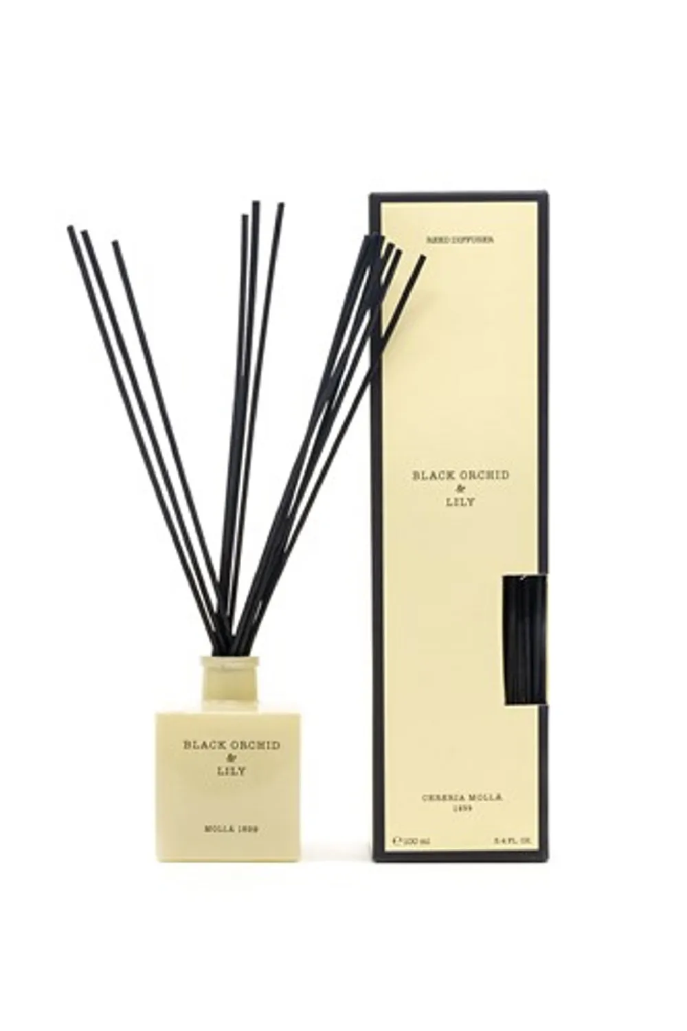 Flower Scented Premium Reed Diffuser | Cereria Mollá Black Orchid & Lily