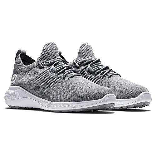 FootJoy Women's FJ Flex XP Golf Shoe, Light Grey, 10