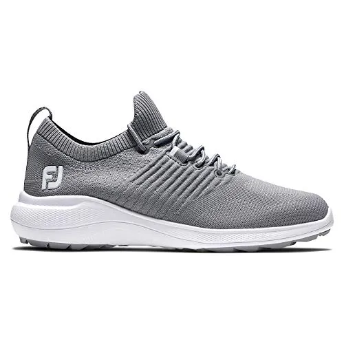 FootJoy Women's FJ Flex XP Golf Shoe, Light Grey, 10