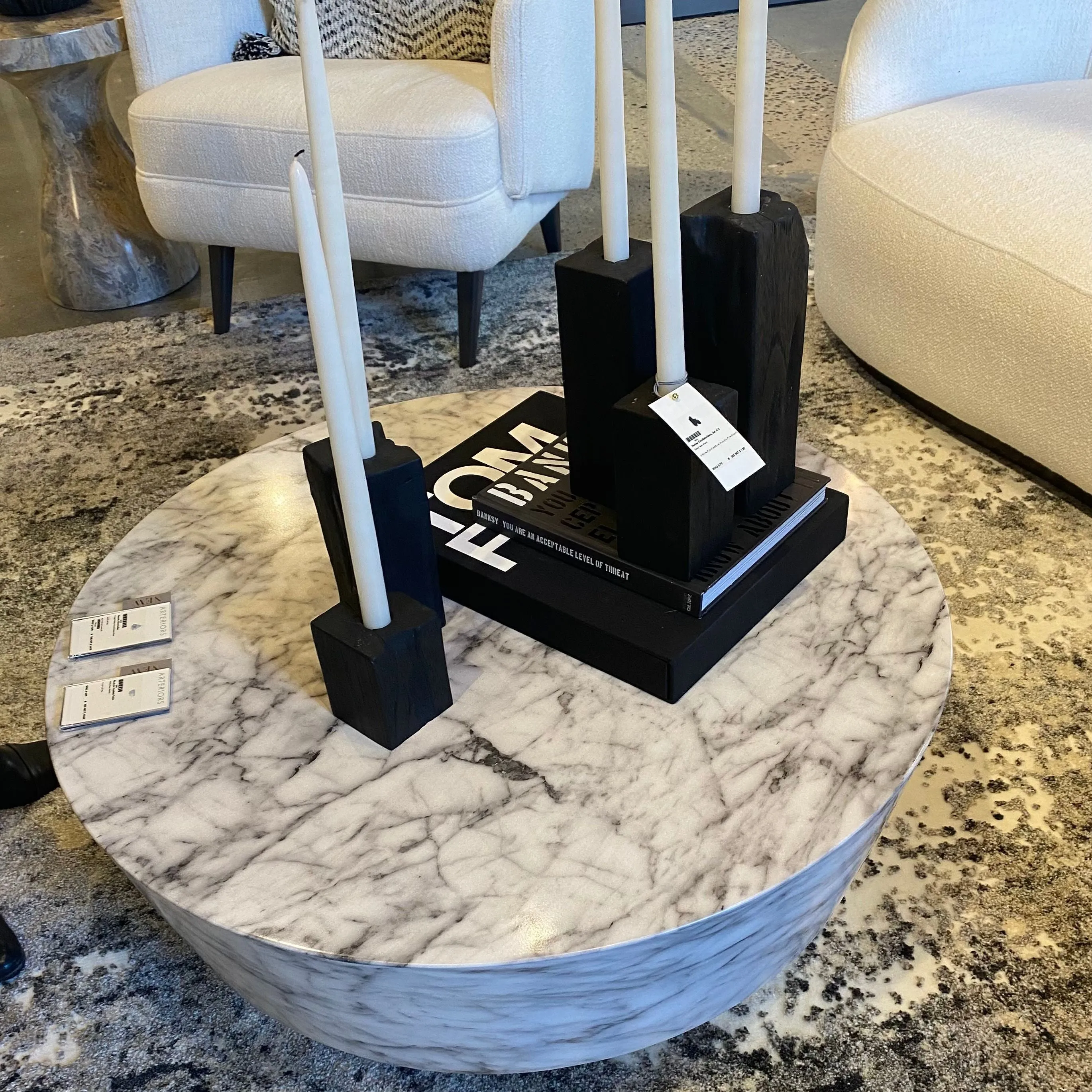 Godwin Cocktail Table Faux Marble