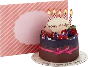 Hallmark Pop Up Birthday Card (Chocolate Cake)