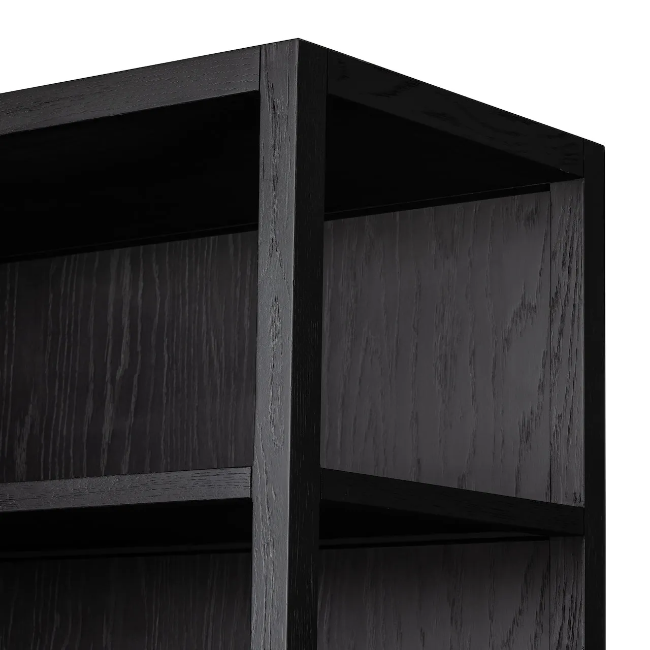 Hopkins Bookcase Brushed Oak Ebony Veneer