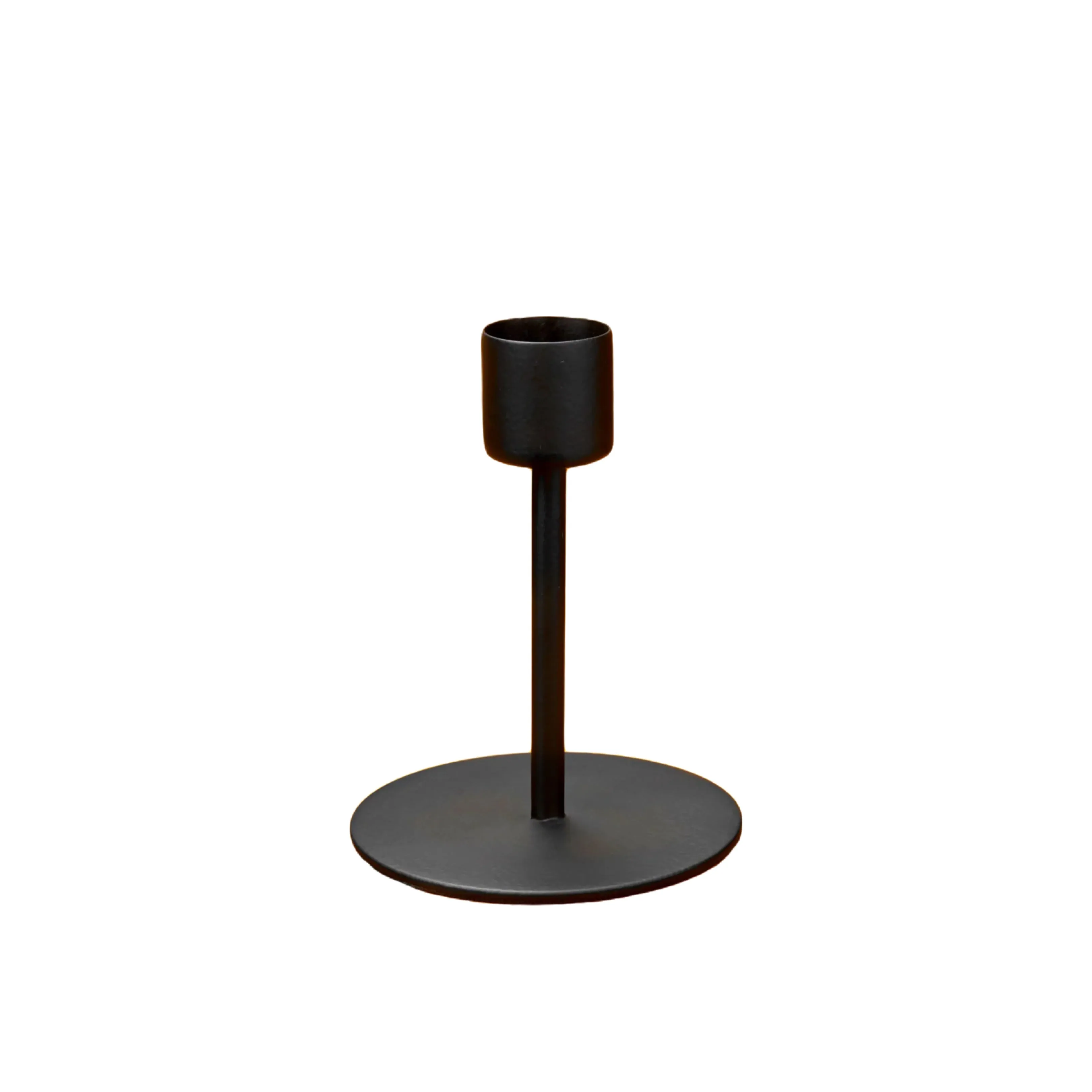 Kent Black Candlestick Tall