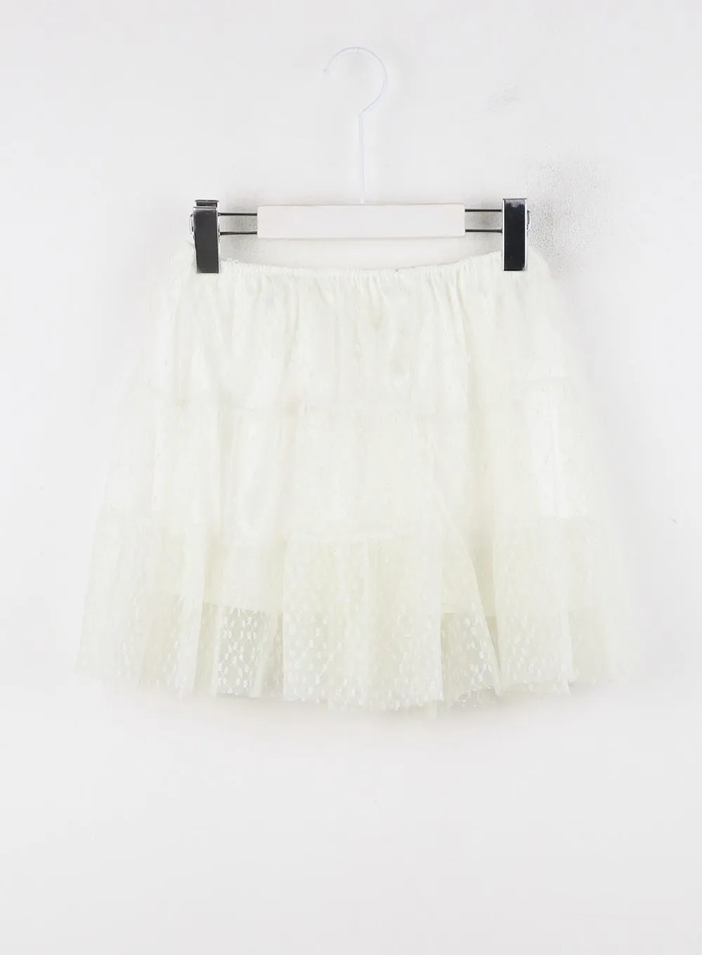 Laced Tulle Mini Skirt OD326