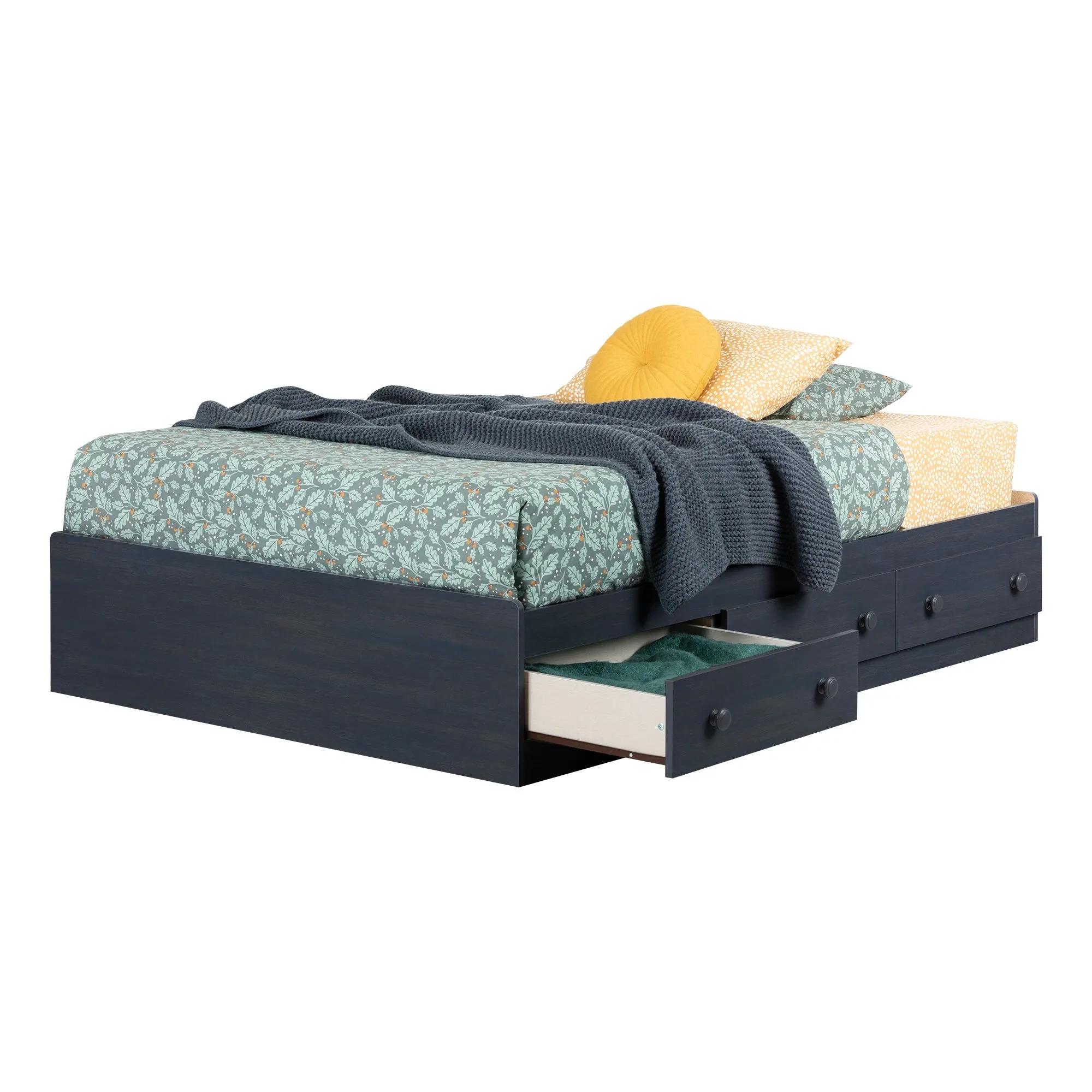 Mates Bed with 3 Drawers - Summer Breeze