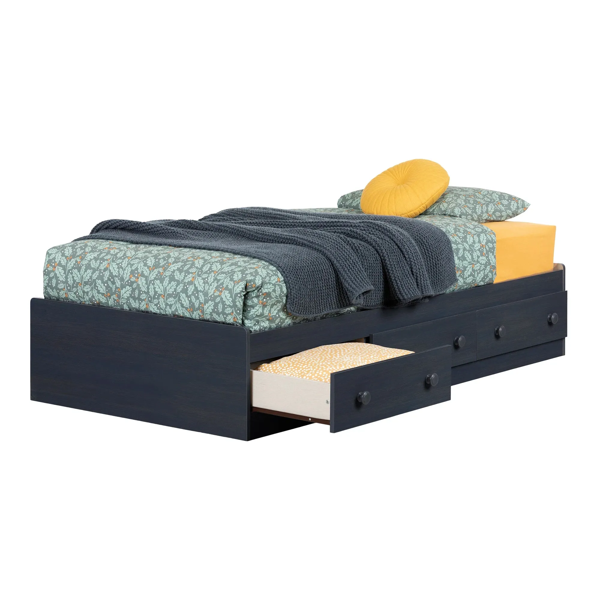 Mates Bed with 3 Drawers - Summer Breeze