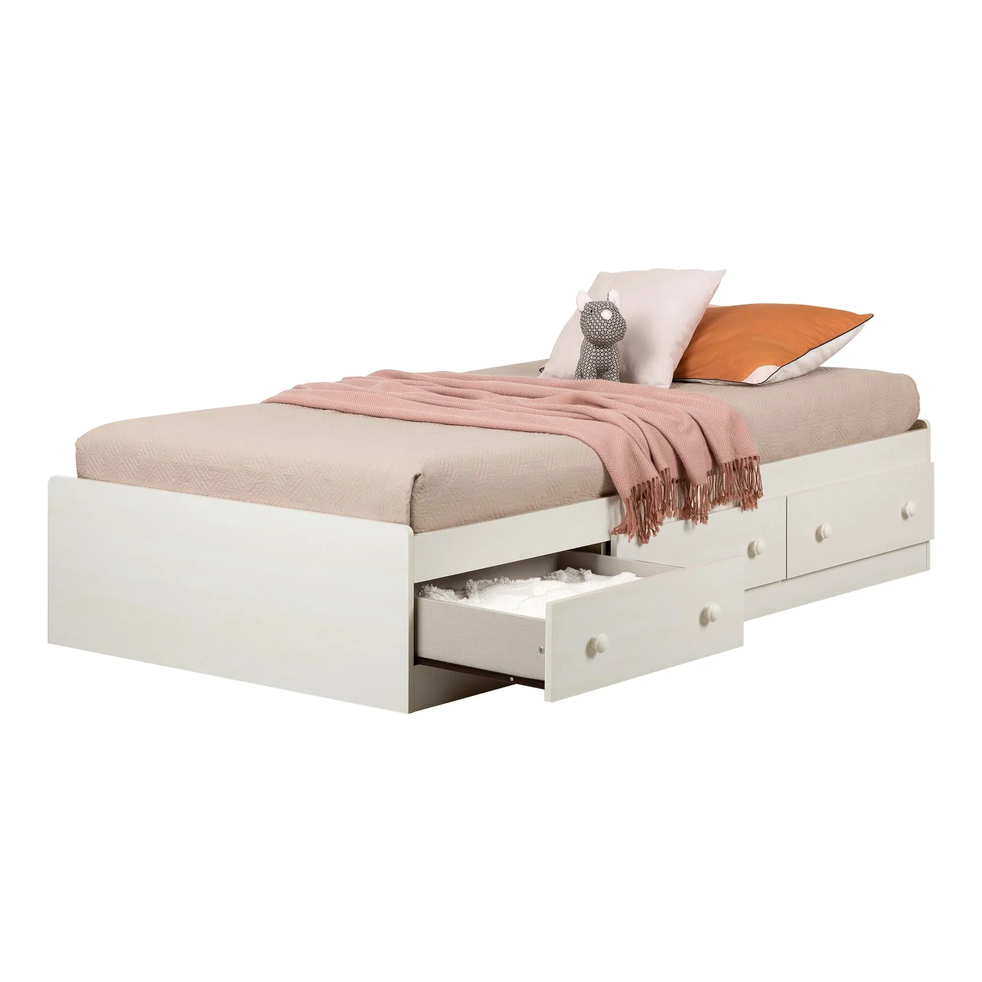 Mates Bed with 3 Drawers - Summer Breeze