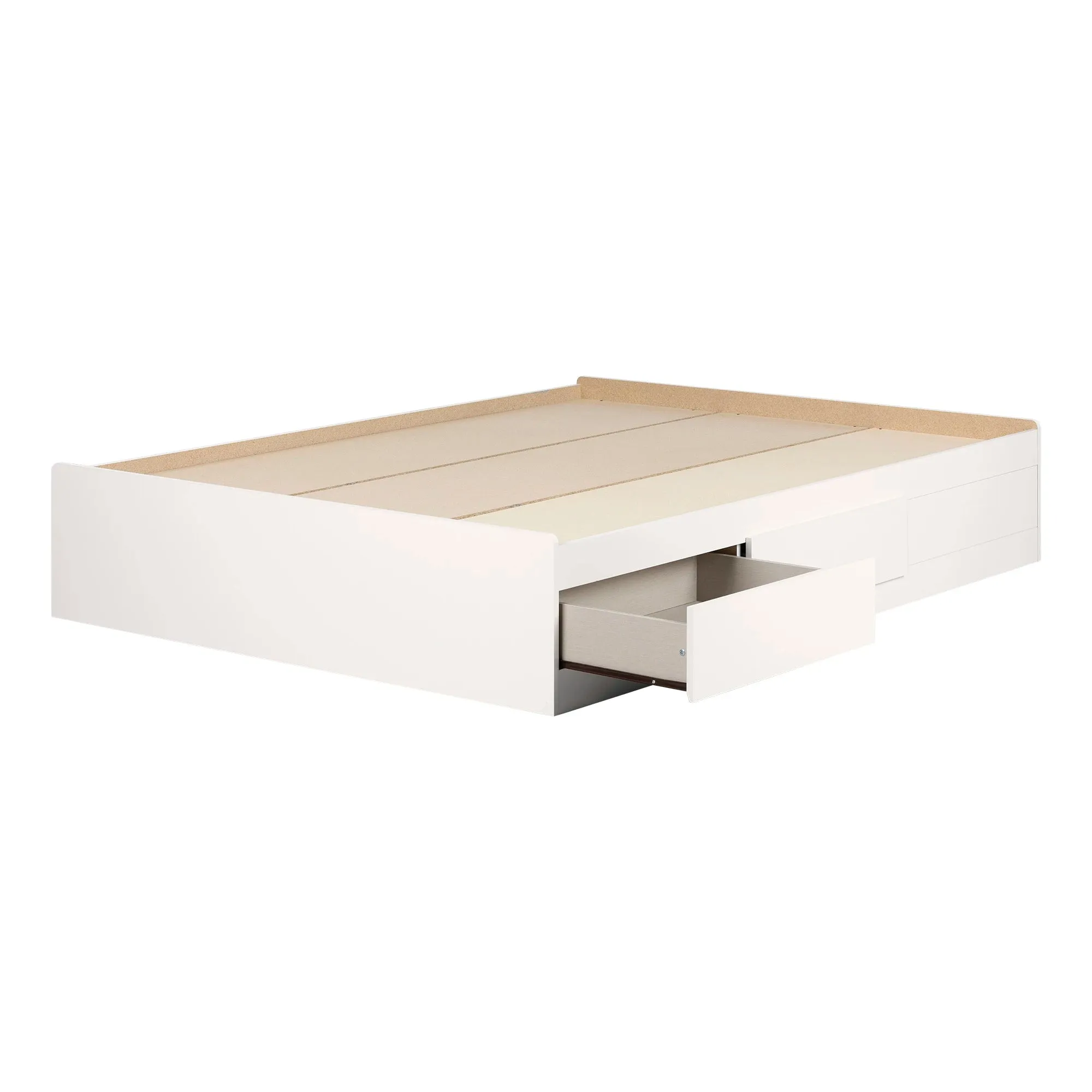 Mate's Platform Storage Bed with 2 Drawers - Vito