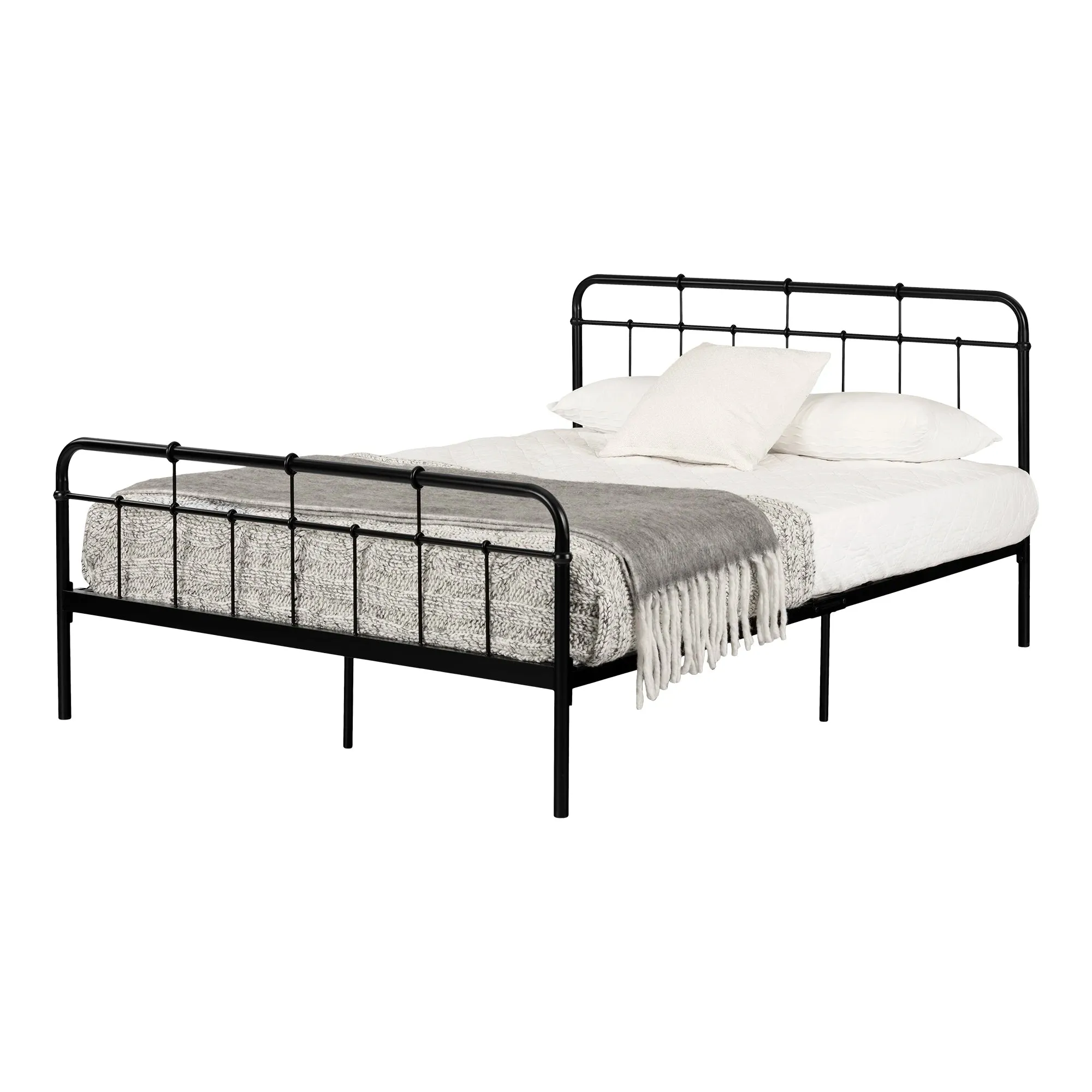 Metal Complete Platform Bed - Tassio