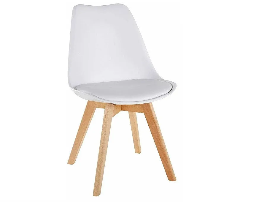 Modern Tulip Dining Chair - Black