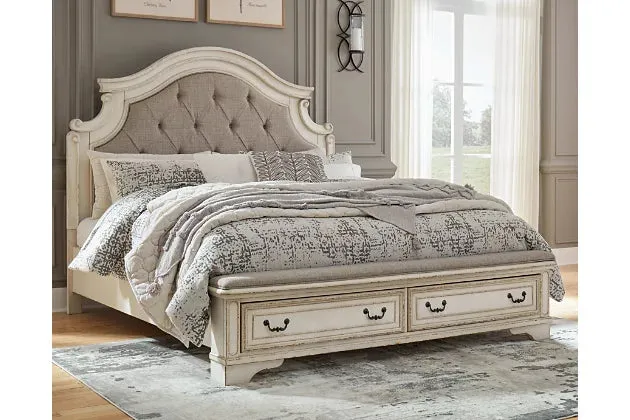 Napa Valley Uph Panel Storage Bed