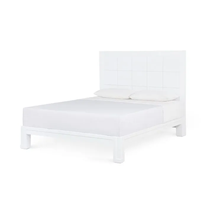 Patricia Bed Vanilla Lacquered Grasscloth - multiple options