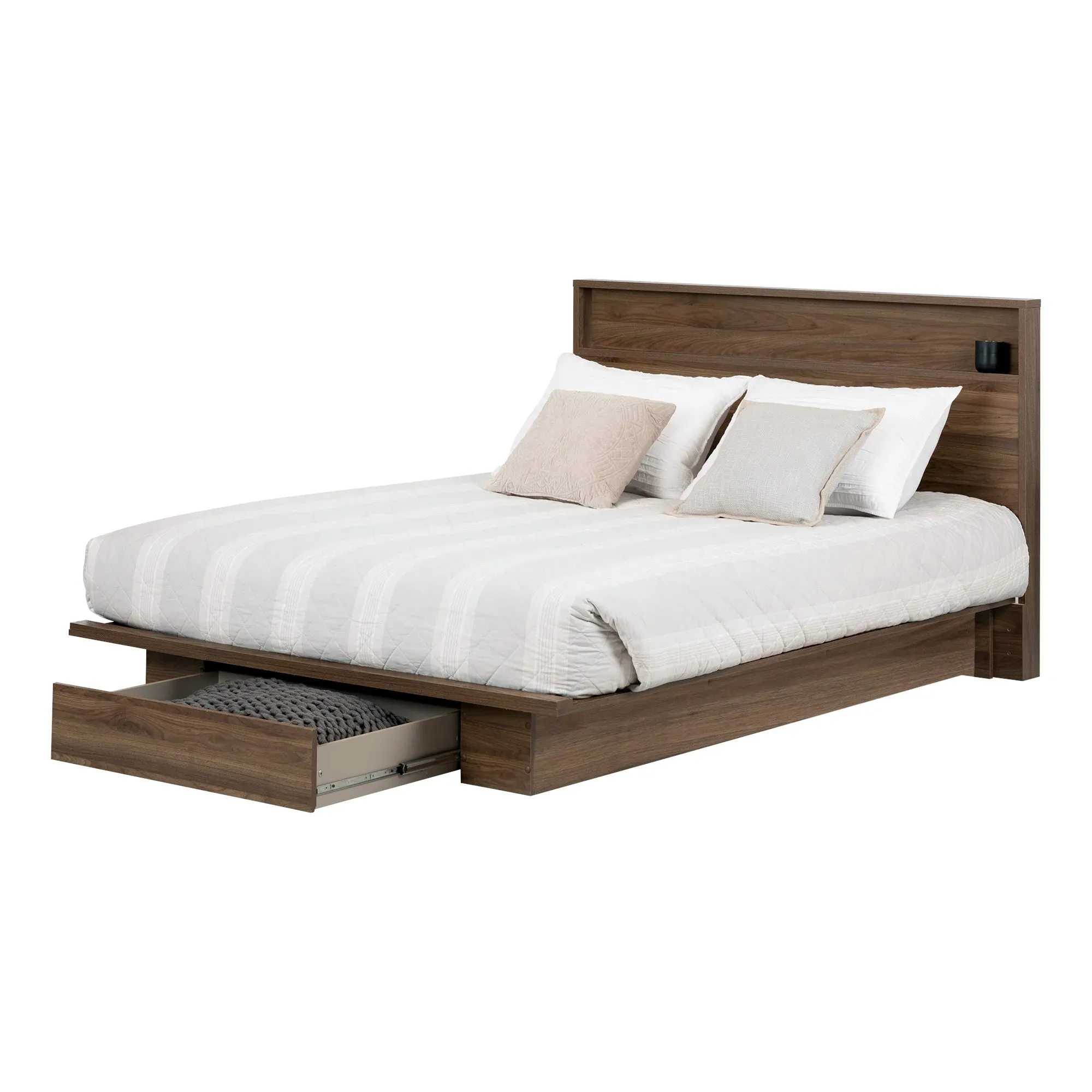 Platform Bed and Headboard Set - Tao