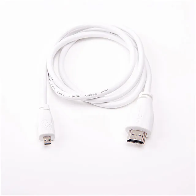 Raspberry Pi Micro HDMI To HDMI - 2m - White