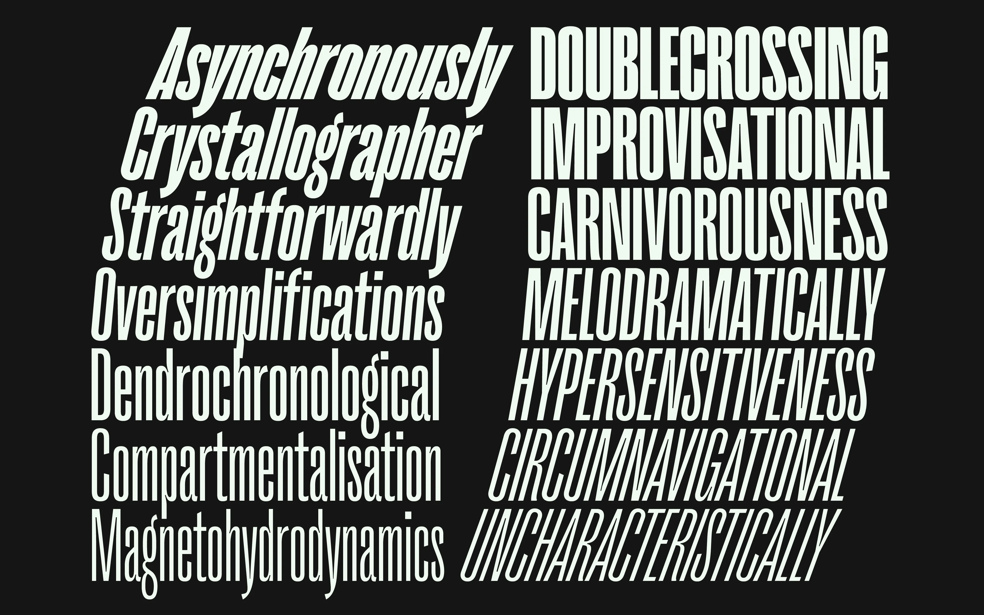 Right Grotesk Tall