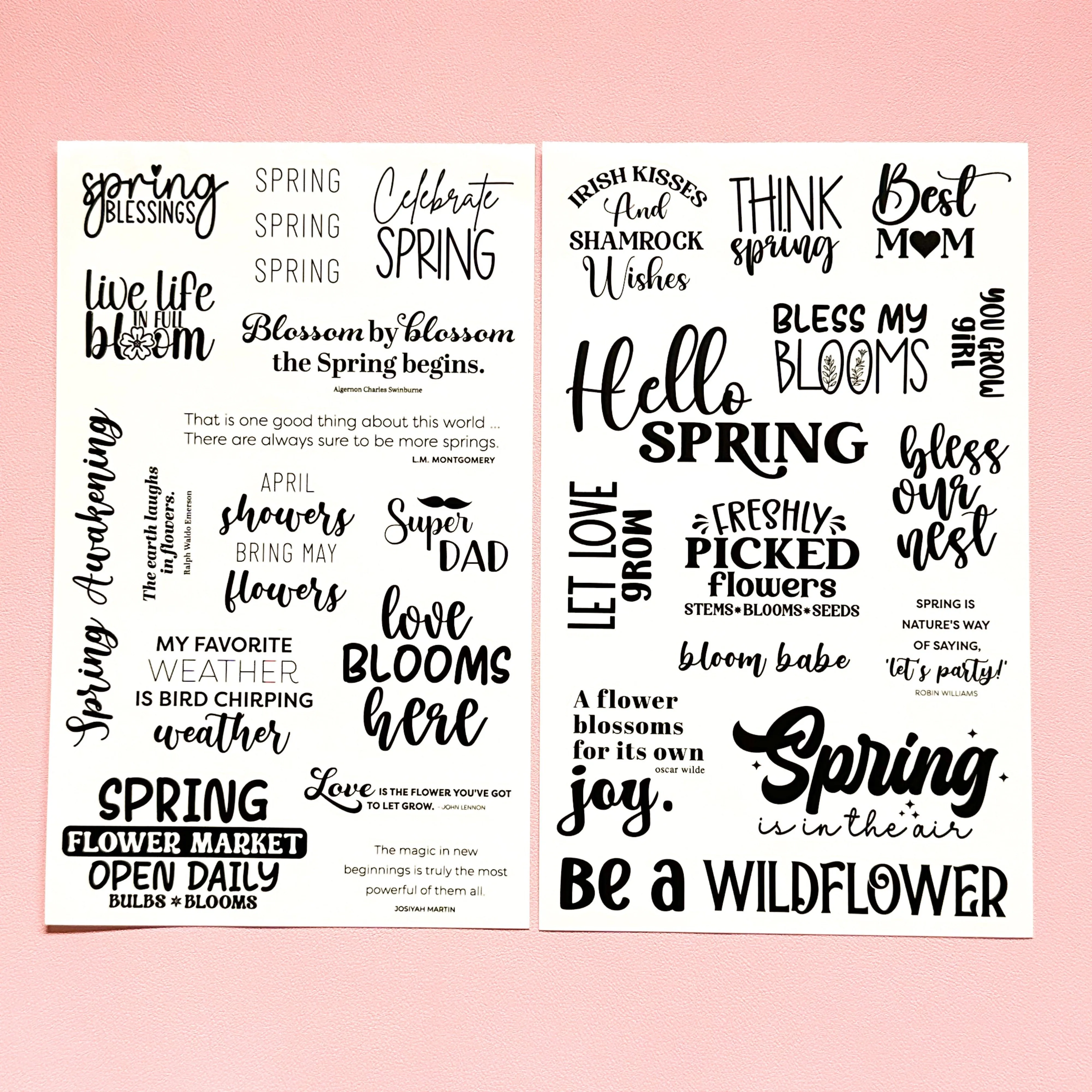 SPRING ELEMENTS STICKER BOOK