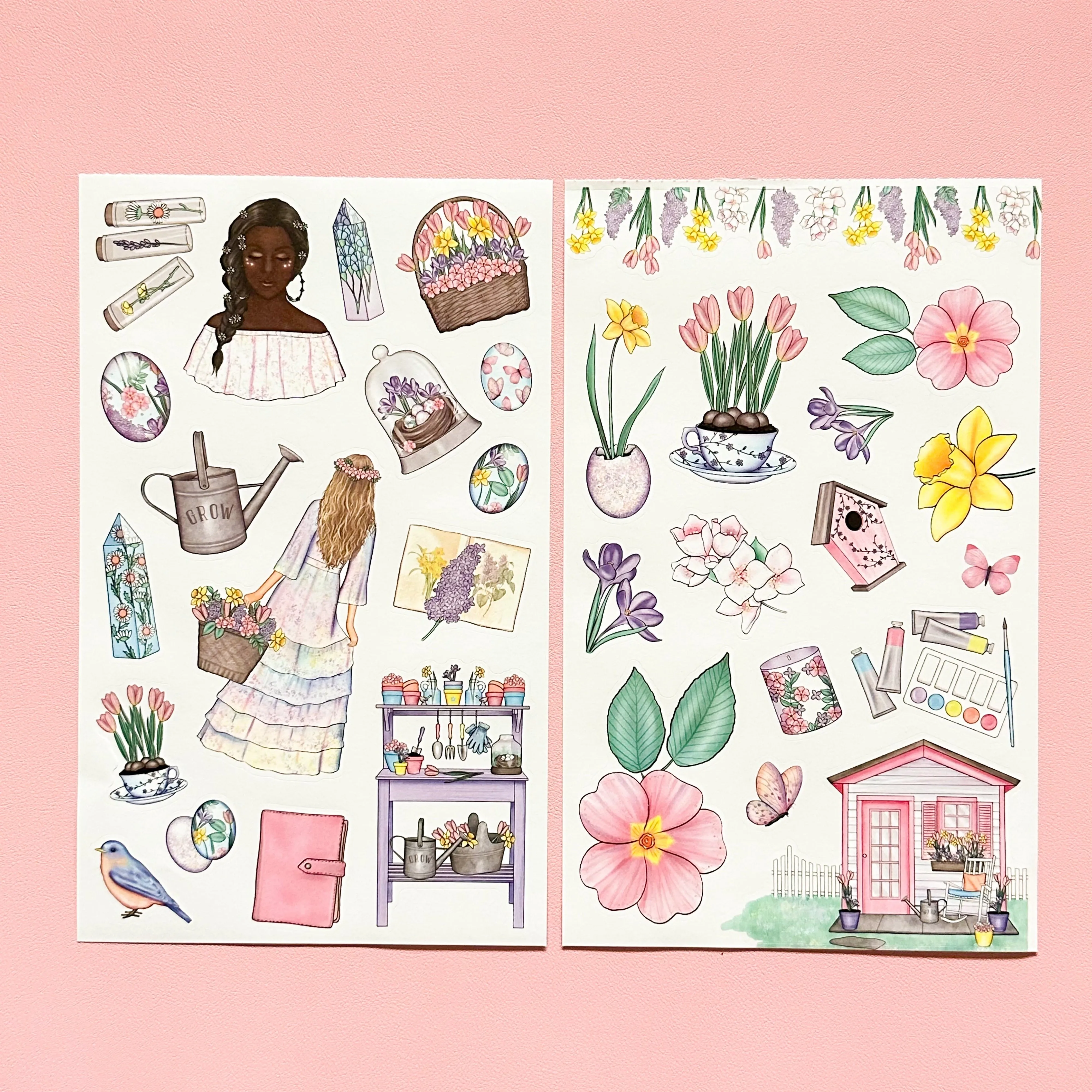 SPRING ELEMENTS STICKER BOOK