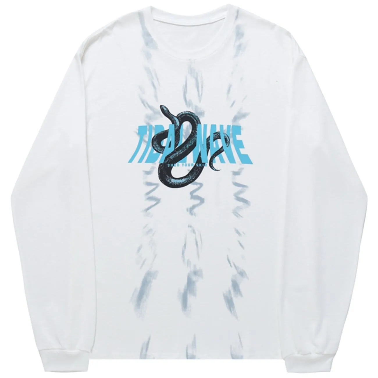 WLS Dark Unreal Snake Print Sweatshirt