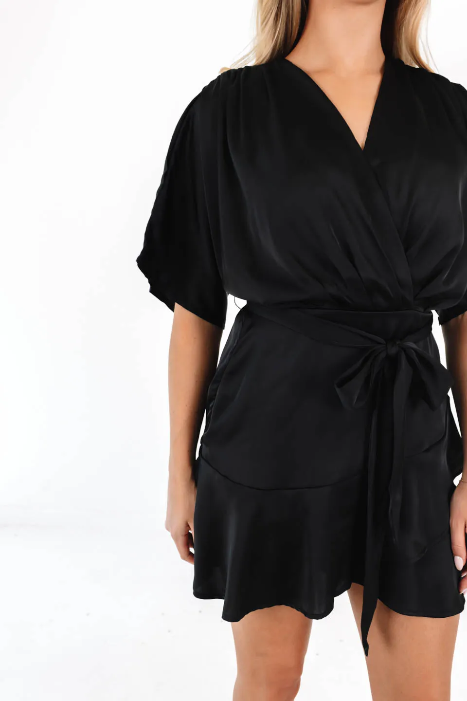 Wrap It Up Dress - Black