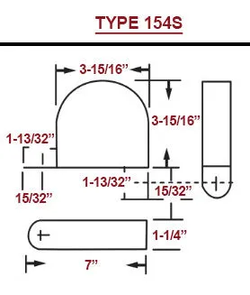 WRS 090 Series Side Style Clock Spring Balance - Type 154S, 35 lbs